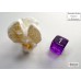 Translucent Mini-hedral Purple/white 7-Die Set (CHX20377)