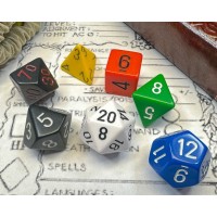 Nostalgia Opaque GM & Beginner Player Polyhedral 7-Dice Set (CHX25499)