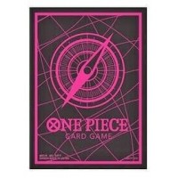 One Piece TCG: Official Card Sleeves - Standard Black & Pink (OP2701007)